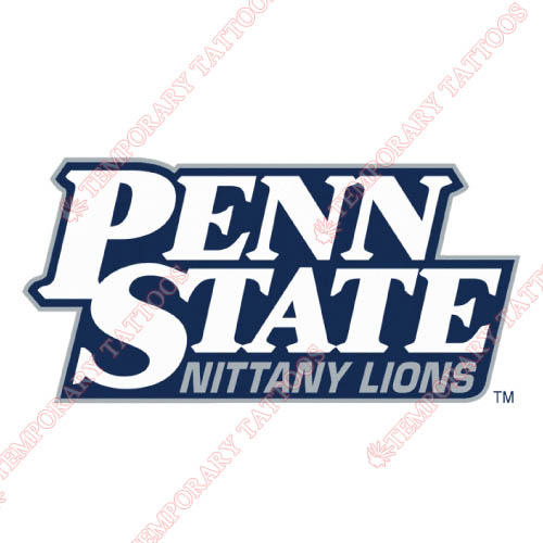 Penn State Nittany Lions Customize Temporary Tattoos Stickers NO.5861